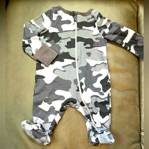 Grey camo footies